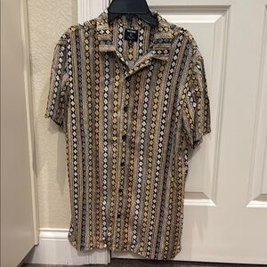 PacSun Multicolor Striped Button Down Shirt